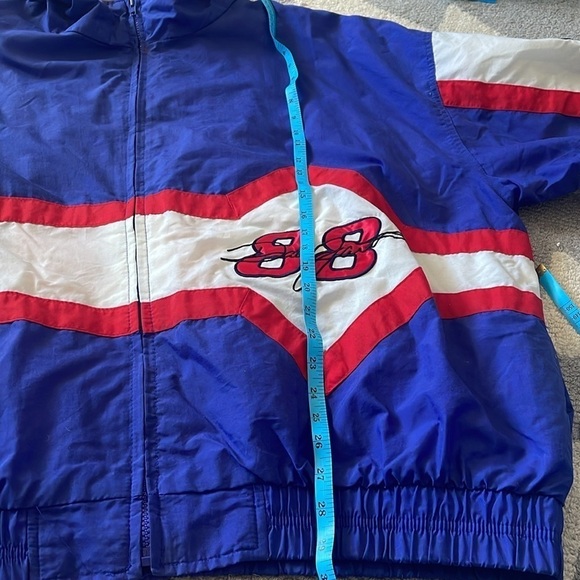 Vintage 90s Dale Jarrett Ford Quality Care 88 #88 1990 NASCAR racing jacket 3X - Picture 9 of 9